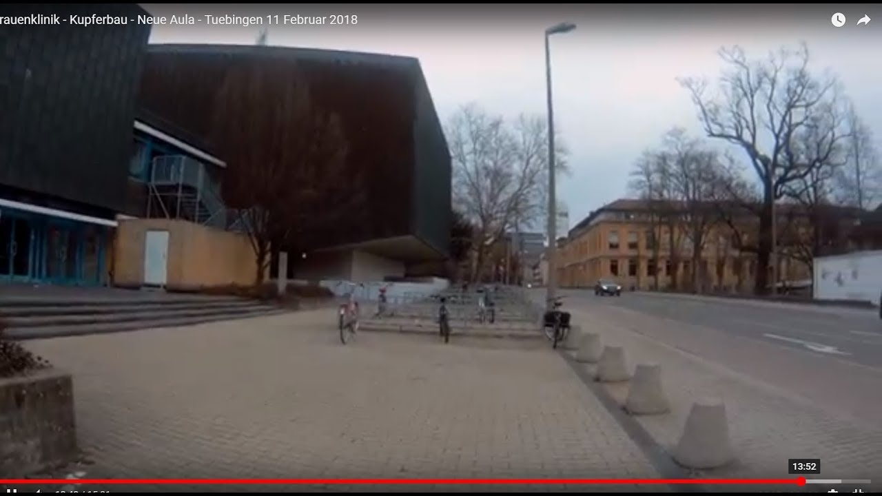 Frauenklinik - Kupferbau - Neue Aula   - Tuebingen 11 Februar 2018