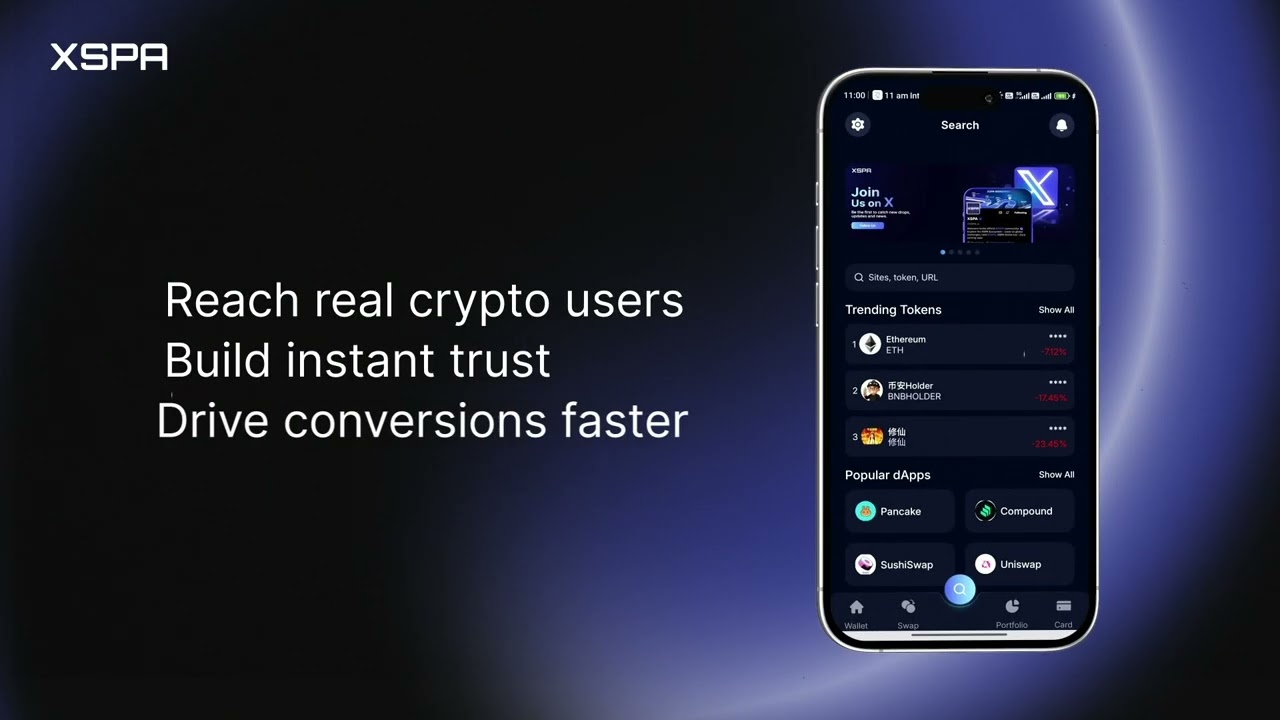 XSPA Wallet Launches In-Wallet Promotion - Reach Real Crypto Users Instantly
