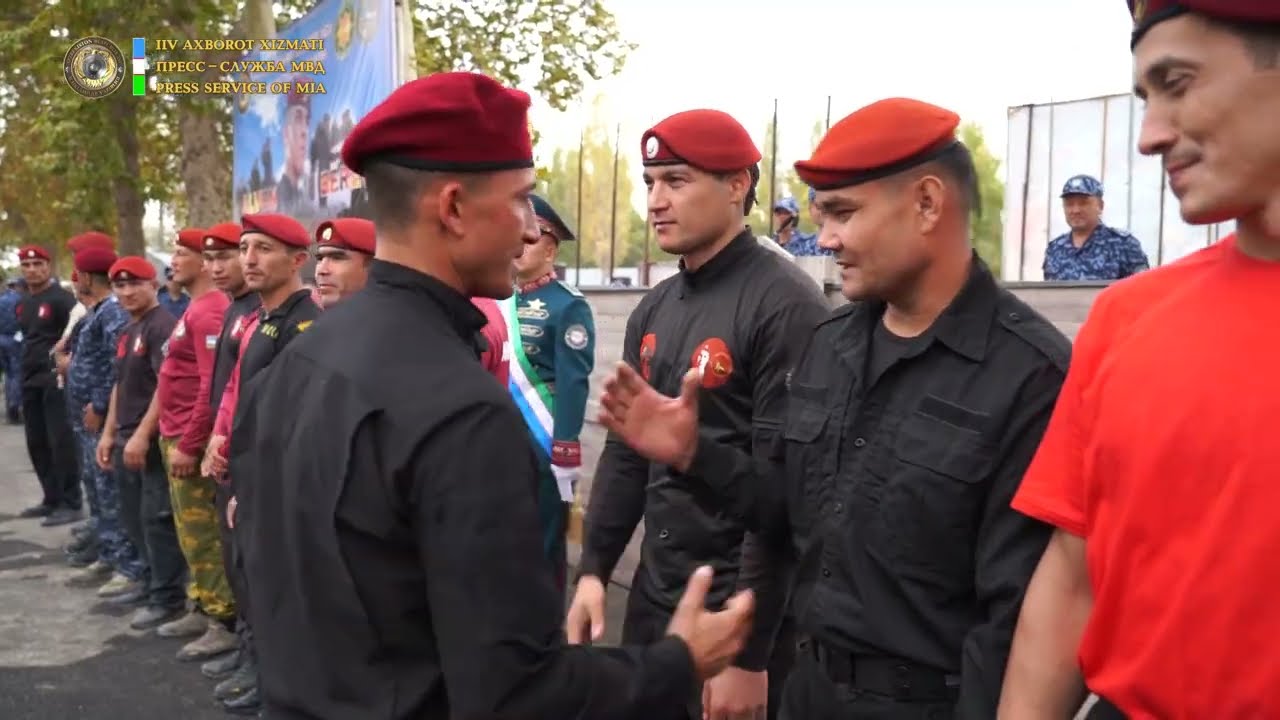 Hharbiy xizmatchilar alvon beret kiyish huquqini berish boʻyicha sinovdan oʻtkazildi