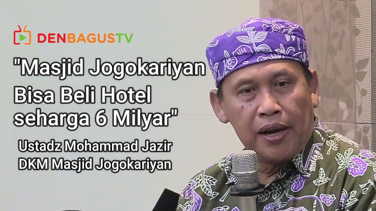 Masjid Jogokariyan bisa gaji Imam Masjid 12 juta/ bulan sampai bisa beli Hotel 6 Milyar -Ust M Jazir