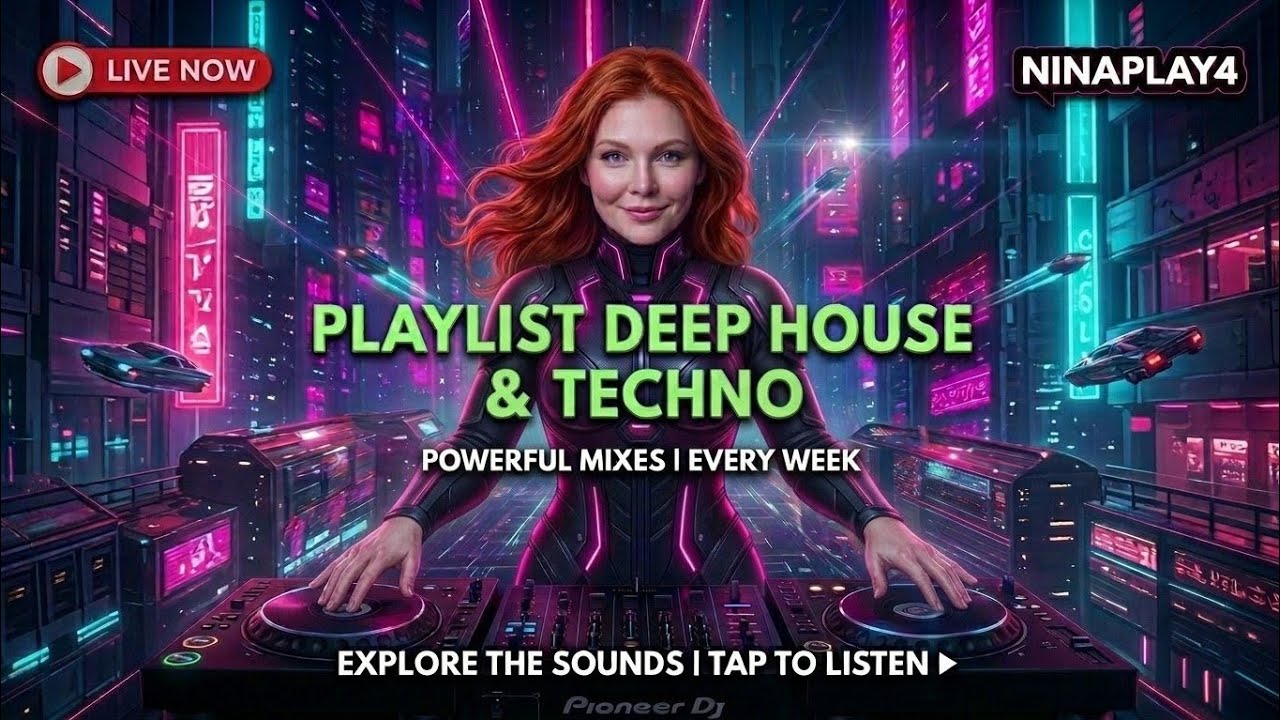 2025 Deep House & Cinematic Techno | Live Mix NINAPLAY4 | Electronic Ambient & Chill Beats