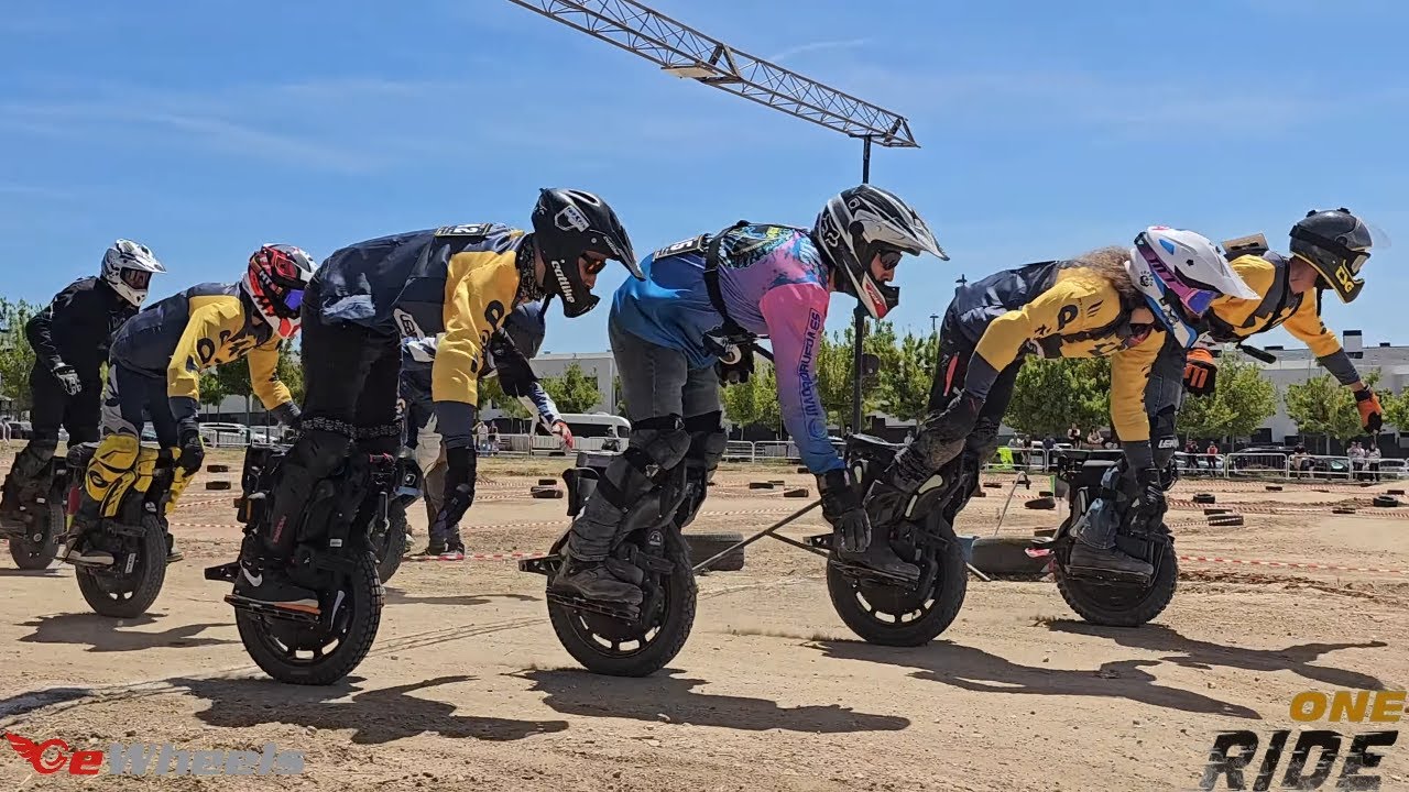 Monocycle Mayhem 3: Mad Max Madrid| 10 Thrilling Laps on Spanish Dirt | Electric Unicycles