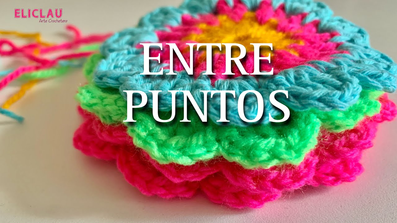 Como Tejer Entre Puntos | PRINCIPIANTES | Crochet Fácil | EliClau