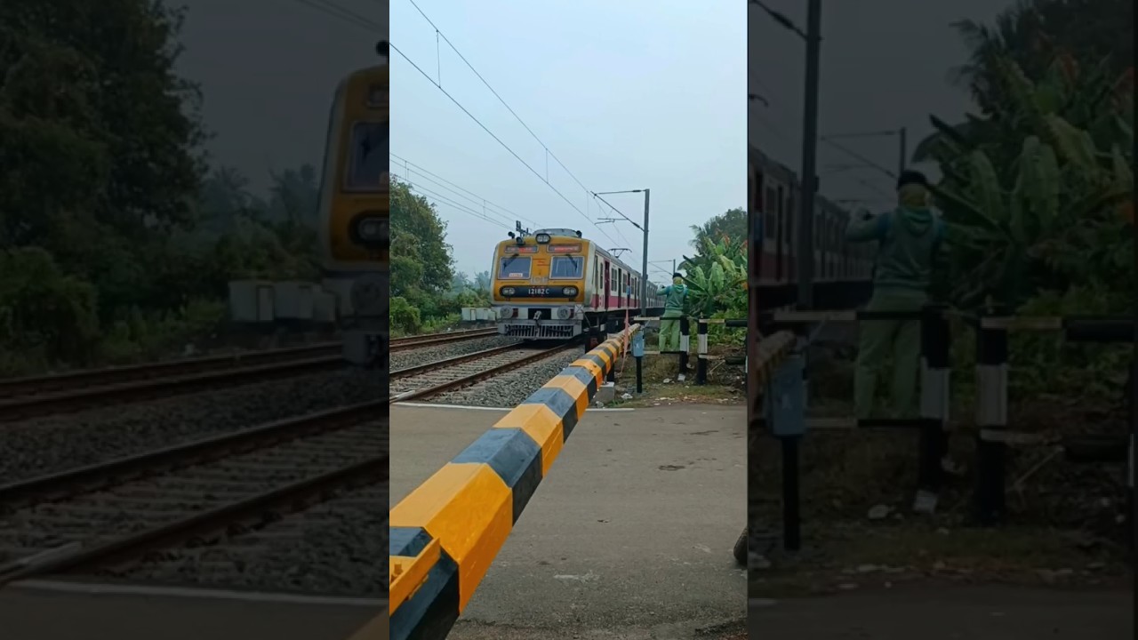 High Speed Local Skipped At Railgate #viral #railgate #levelcrossing