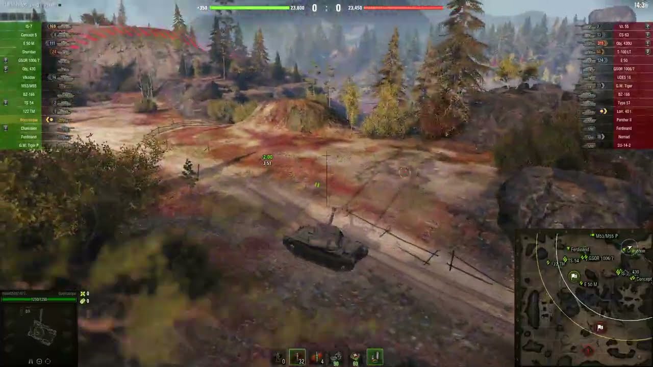 Bat-Châtillon Bourrasque -Secret Spot Easy Kills-World of Tanks