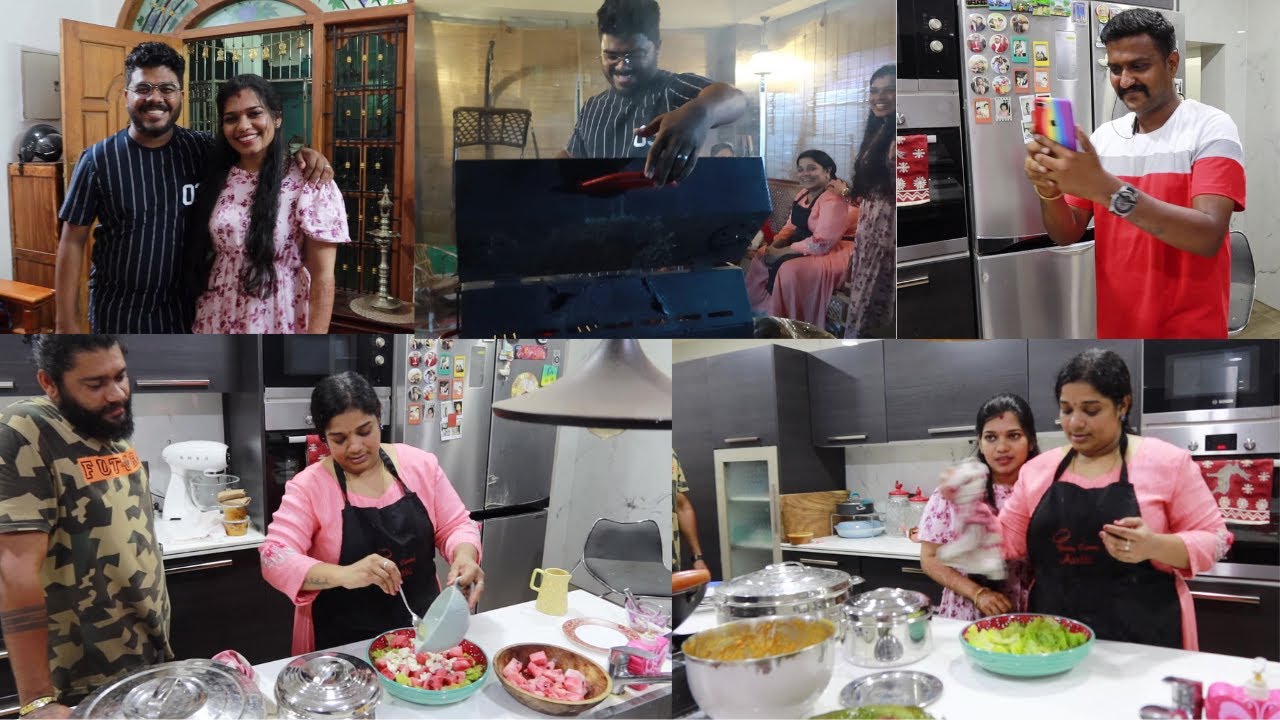 Anusha & Ram Came Home for Virundhu - Get Together After Marriage - Bananas Foster Recipe
