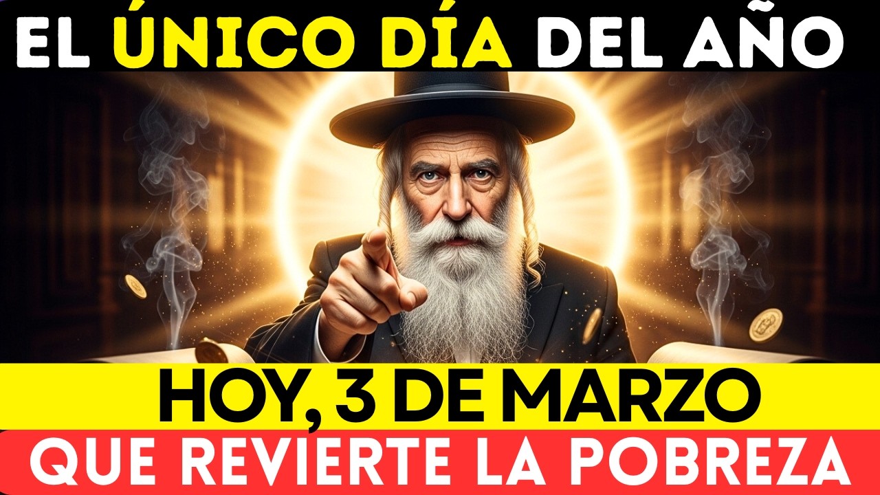 PURIM REVELADO: El ÚNICO día del año que los RABINOS usan para REVERTIR la pobreza HOY