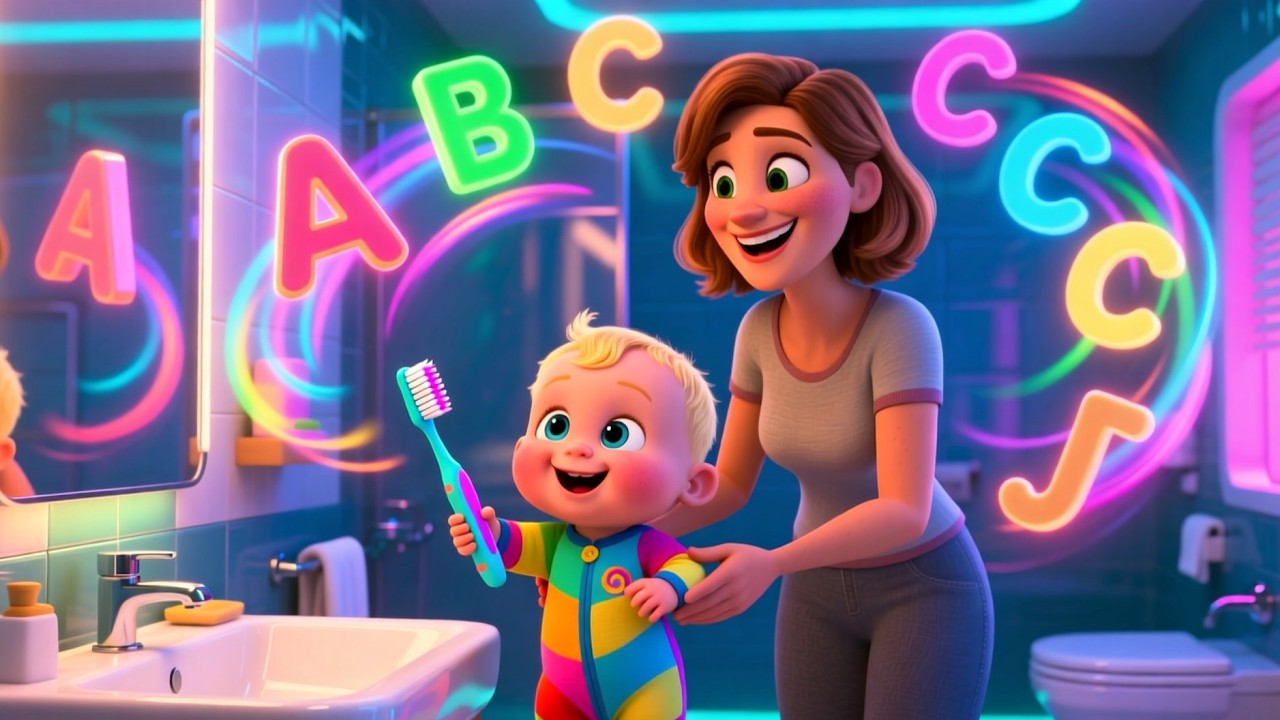 Learning Brush Steps  | Fun Toothbrushing Song for Kids | Sing Along Routine