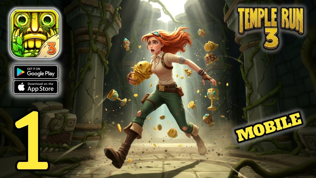 Temple Run 3 - Mobile Gameplay Walkthrough (Android,IOS) Part 1
