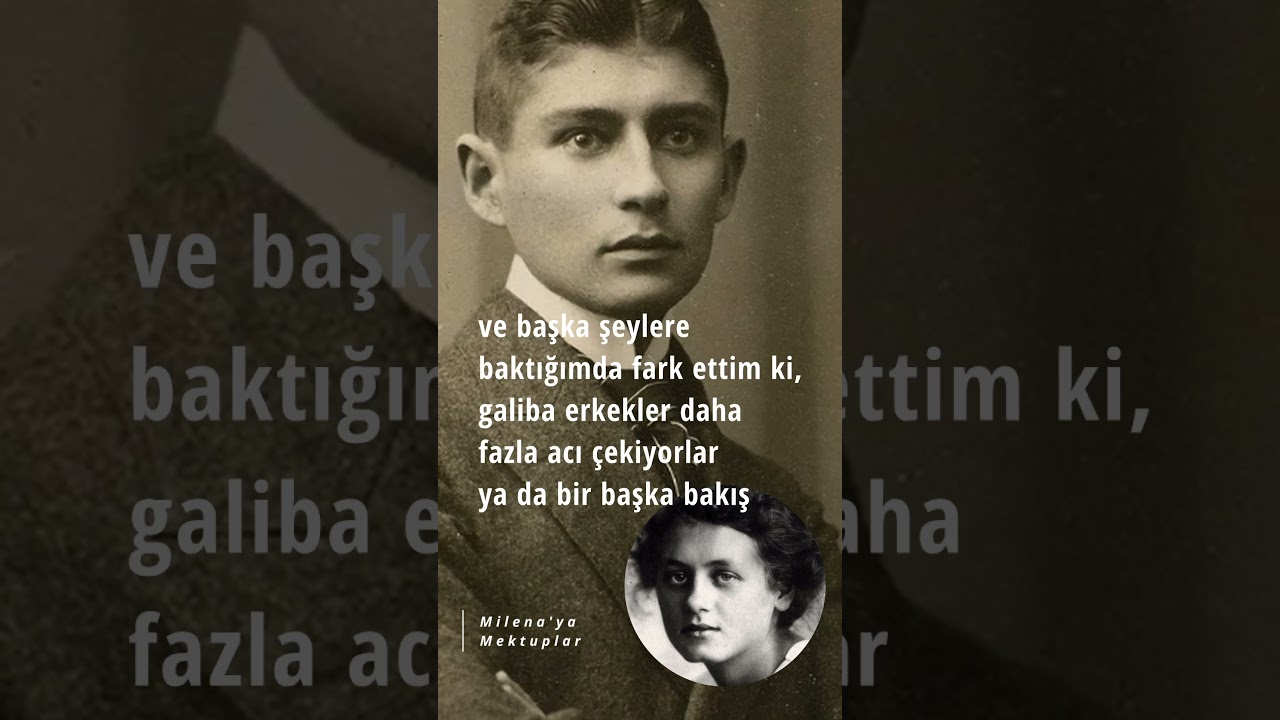 Kafka&rsquo;dan Milena&rsquo;ya Mektuplar.. #kitapalıntıları #franzkafka
