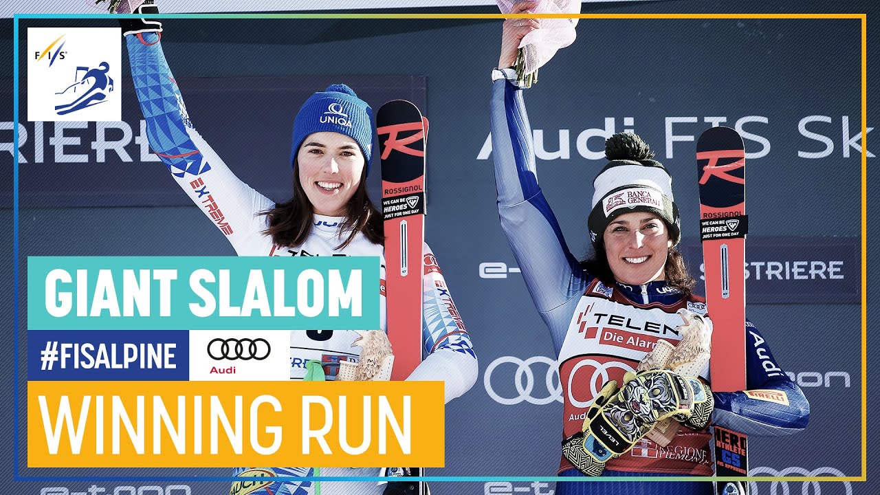 Federica Brignone / Petra Vlhova | Women's Giant Slalom | Sestriere | 1st place | FIS Alpine