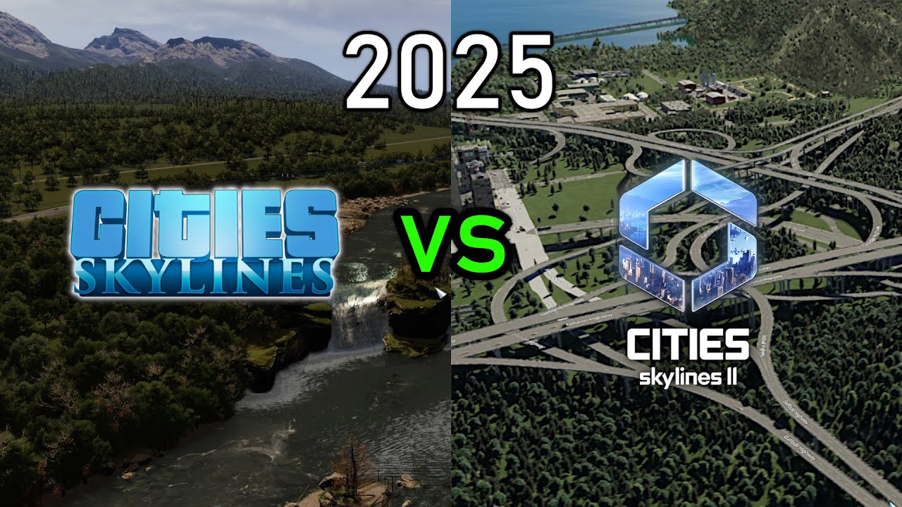 CS1 против CS2 в 2025 году | Cities Skylines 1 против Cities Skylines 2