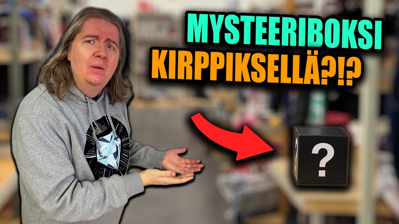 Ostin MYSTEERIBOKSIN kirppikselt&auml;?!? Kuopion kirppiskierros!