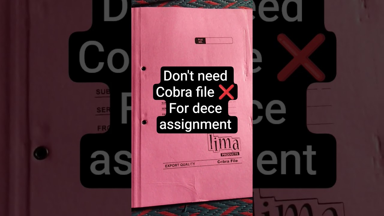ignou dece assignment doesn't need any cobra file❌ #cover #ignou #ignoudece