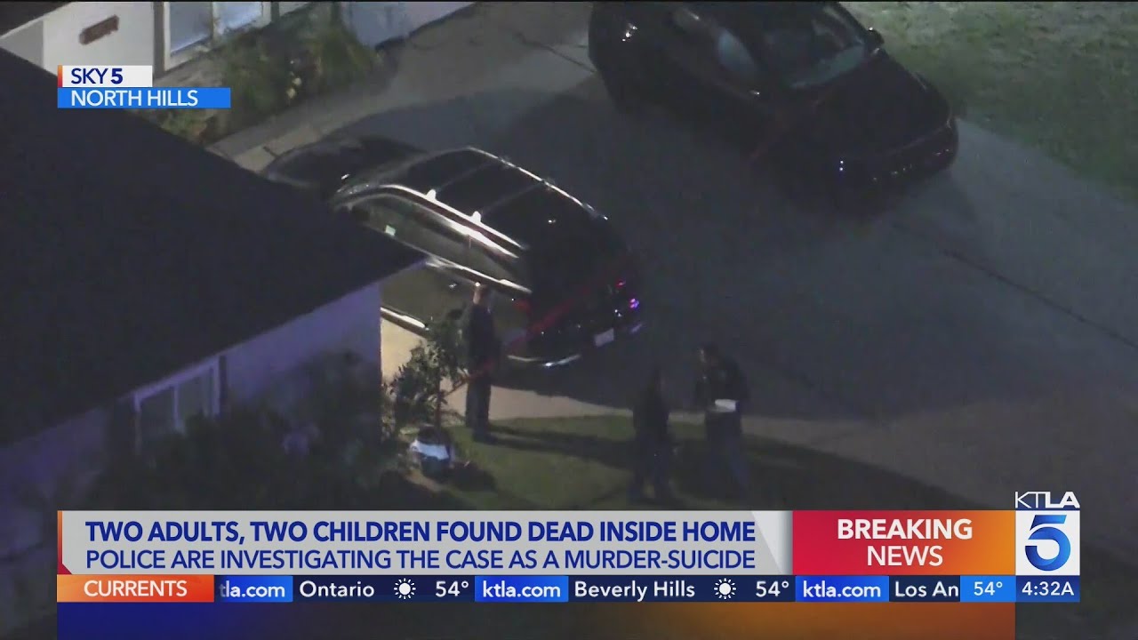 Murder-suicide suspected in deaths of 4 people in North Hills home