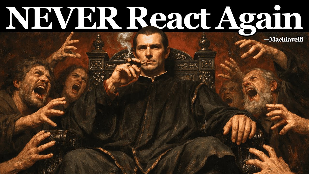 How To Never Get Angry or Bothered By Anyone | Machiavelli