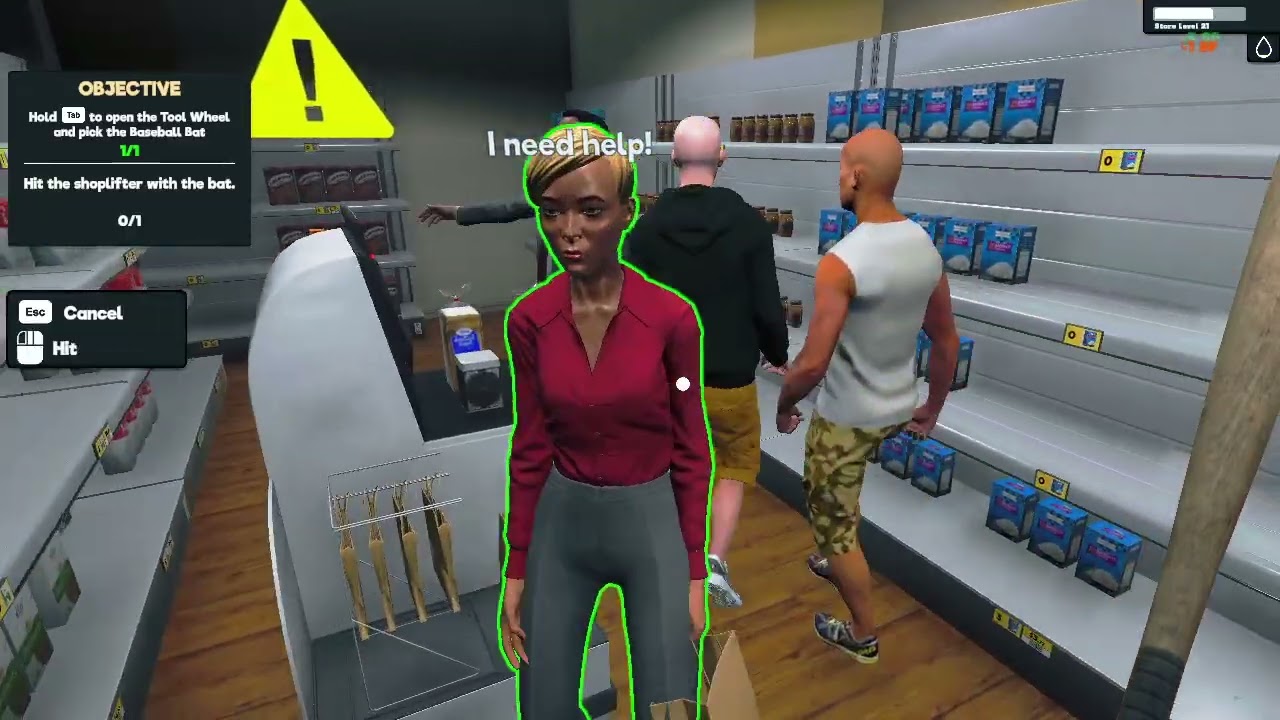 Supermarket Simulator Ep 5 My restocker worked to hard so i got him a helper