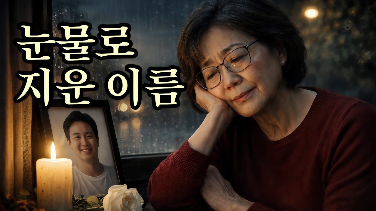 😭자식을 하늘나라로 보낸 엄마... 세상에서 가장 슬픈 눈물, 작사 곽의영