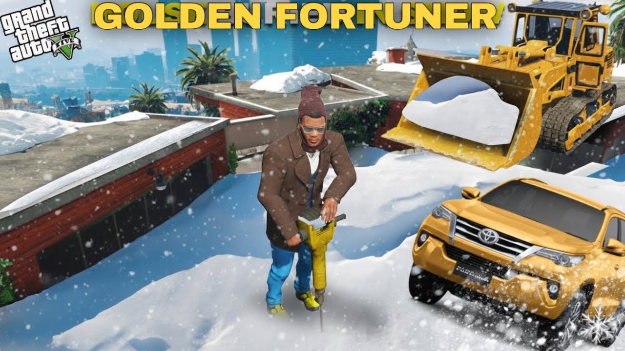 Golden Fortuner Stuck In Snow Tsunami ❄️ (GTA 5)