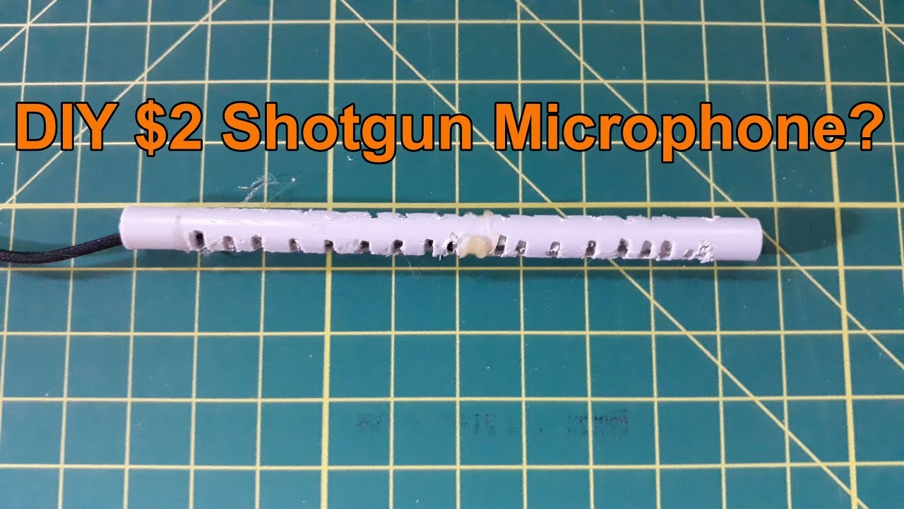 DIY $2 Shotgun Microphone?