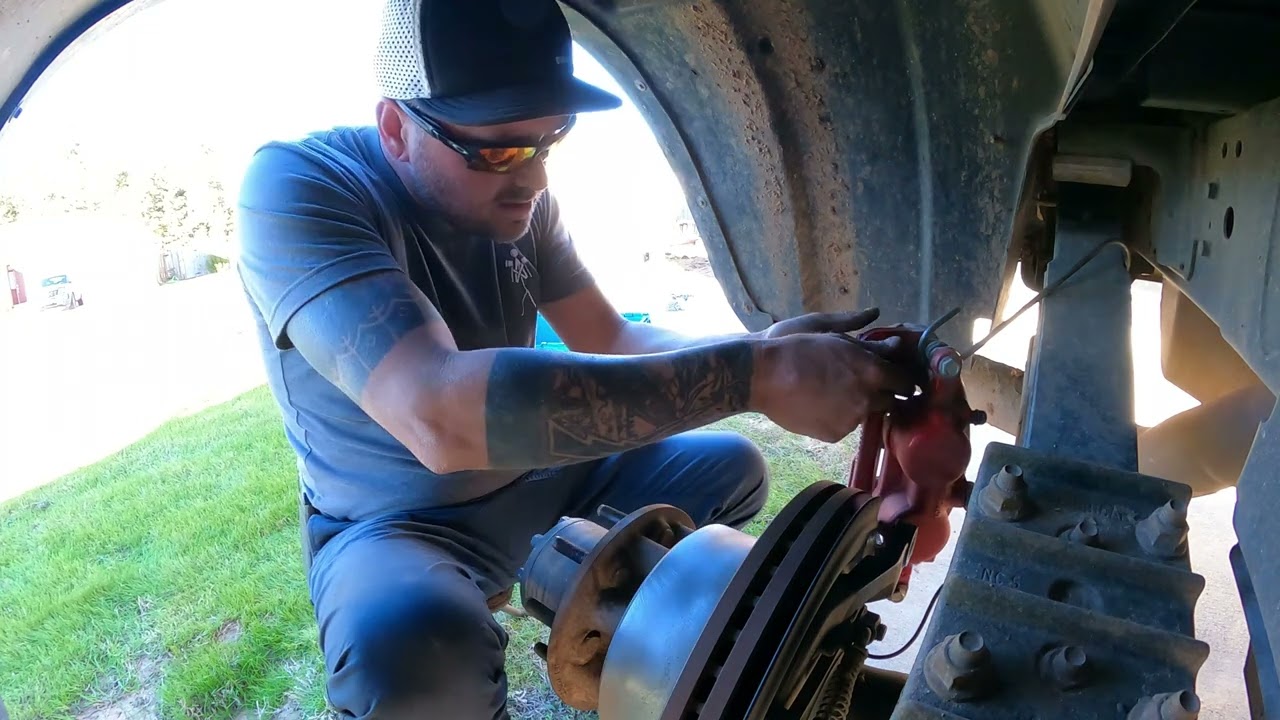 Ram 3500 Dually Rear Brake Pad Change