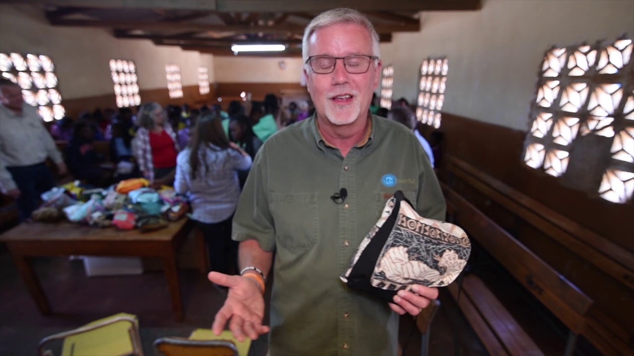 Sew Powerful Purse Distribution At Presbyterian Community School - Ngombe Compound - Lusaka Zambia