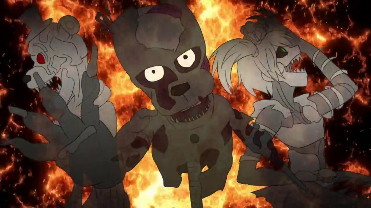 手描きFNAF MV ピコン「愛」