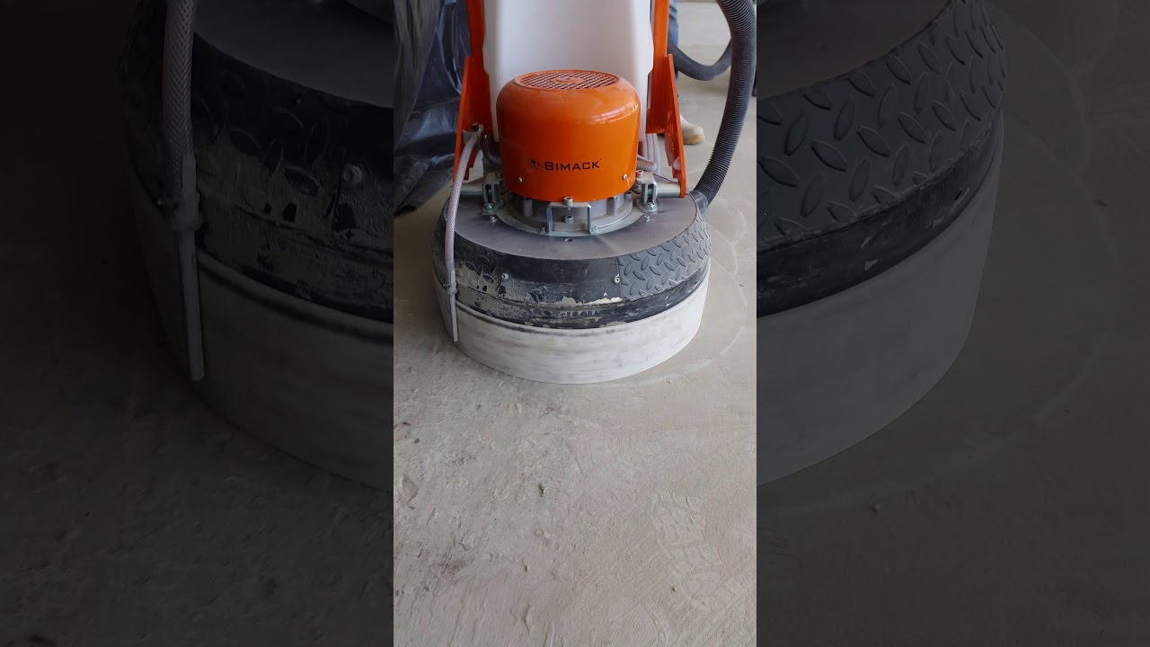 Slefuire  adeziv de gresie. Utilaj pregatit pardoseli.