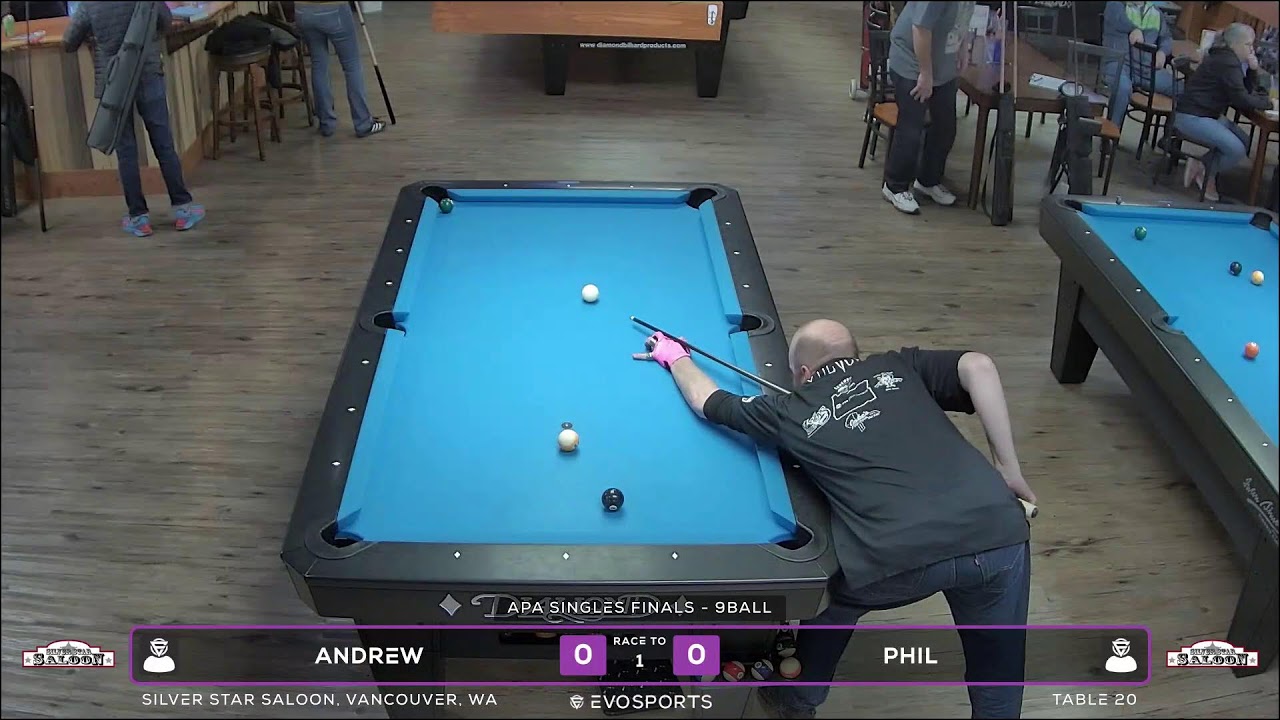 ANDREW vs PHIL - SILVER STAR SALOON - TABLE 20 | EvoSports