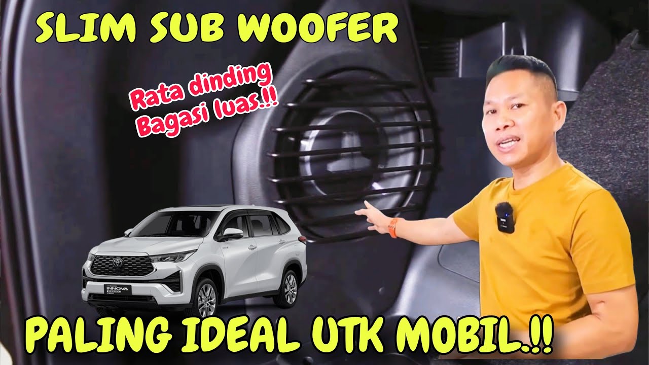 GOKIL, AUDIO ZENIX DGN SLIM SUBWOOFER BISA DIGEBER BEGIN!! GAK MAKAN TEMPAT TAPI BASS PULEN.!!