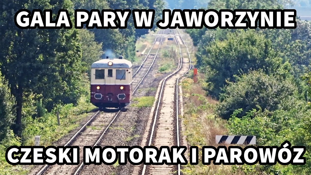 Czeski parowóz i czeski motorak na Gali Pary w Jaworzynie Śląskiej!