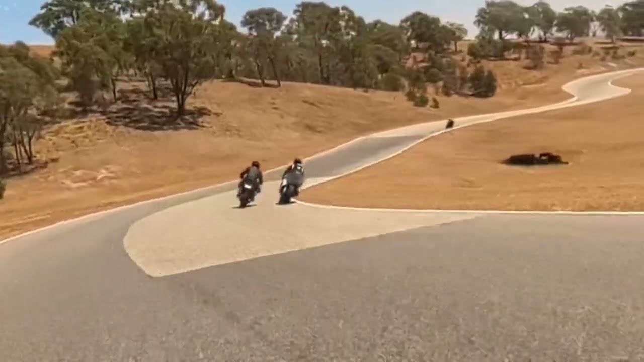 Broadford track day scary moment