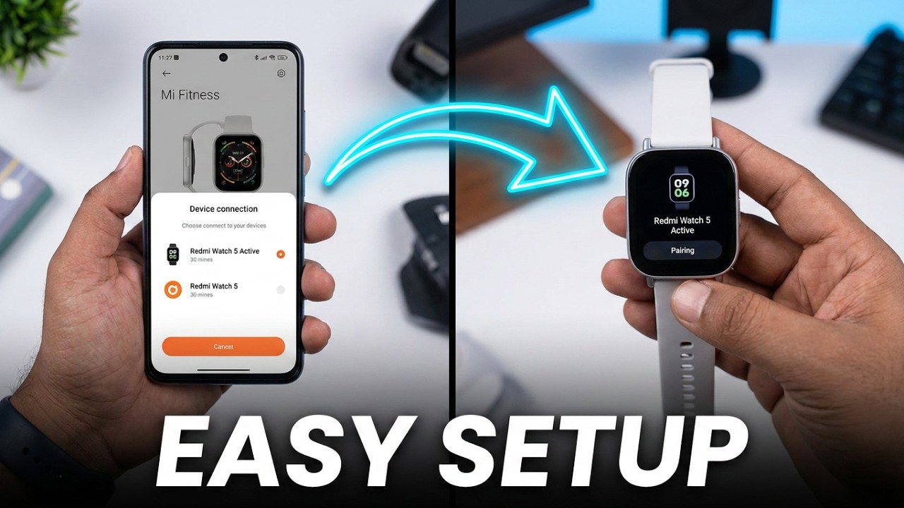 How to Connect Redmi Watch 5 Active to Phone | Redmi Watch 5 Active Phone Pairing