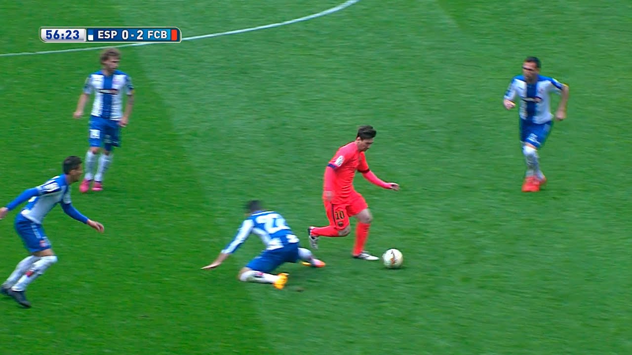 Lionel Messi vs Espanyol (Away) 2014-15 English Commentary HD 1080i50
