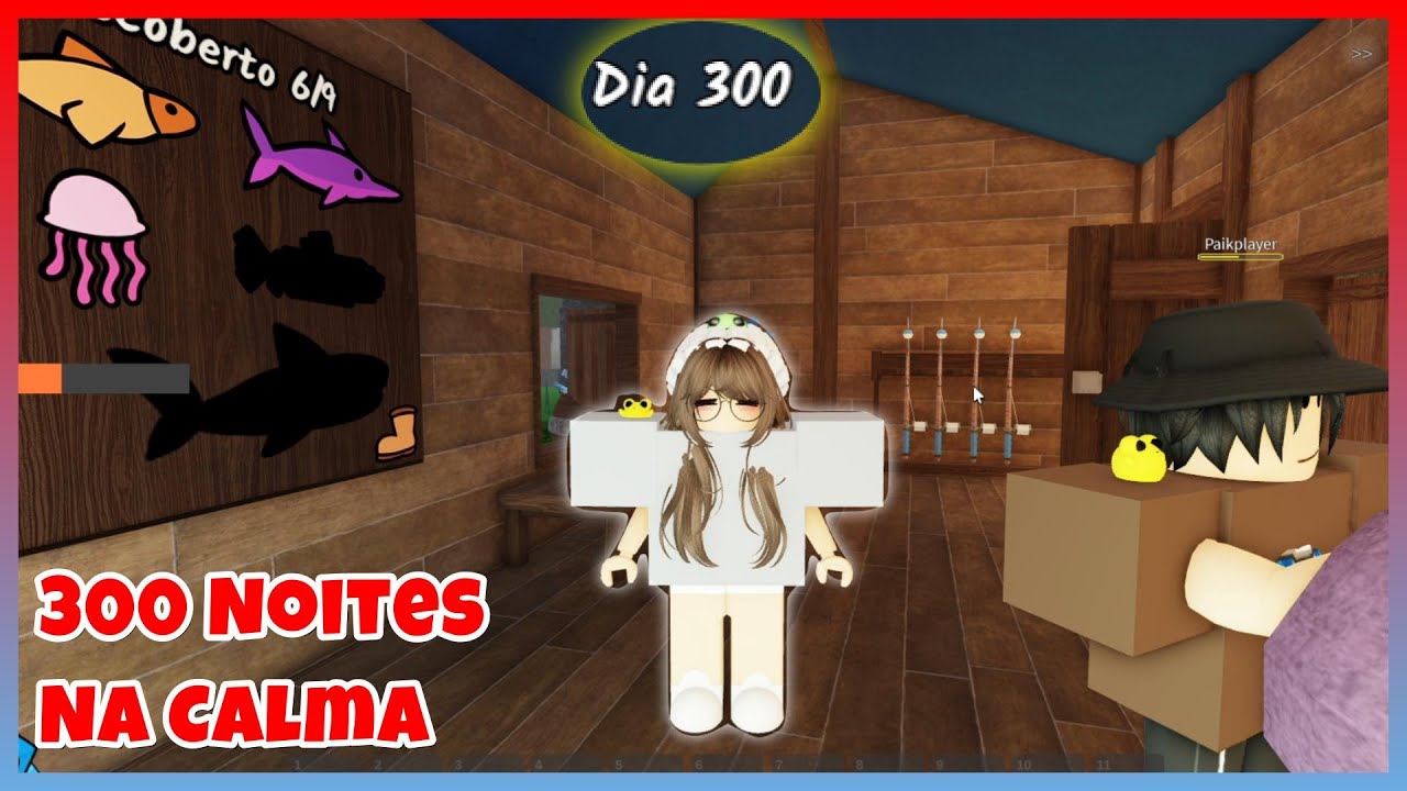 300 NOITES NA CALMA Roblox 99 Noites na Floresta