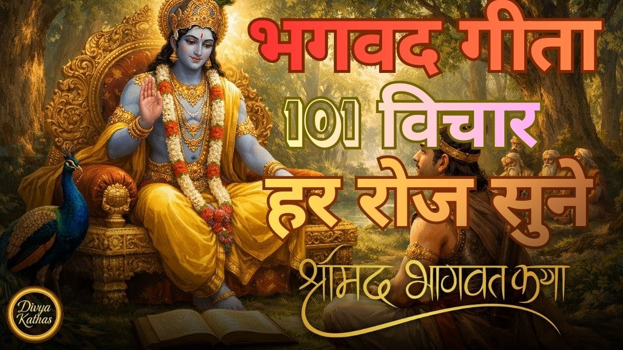 संपूर्ण गीता सार 17 मिनट में | Shrimad Bhagwat Gita Saar 17 minutes | भागवत गीता ज्ञान Krishna Vani