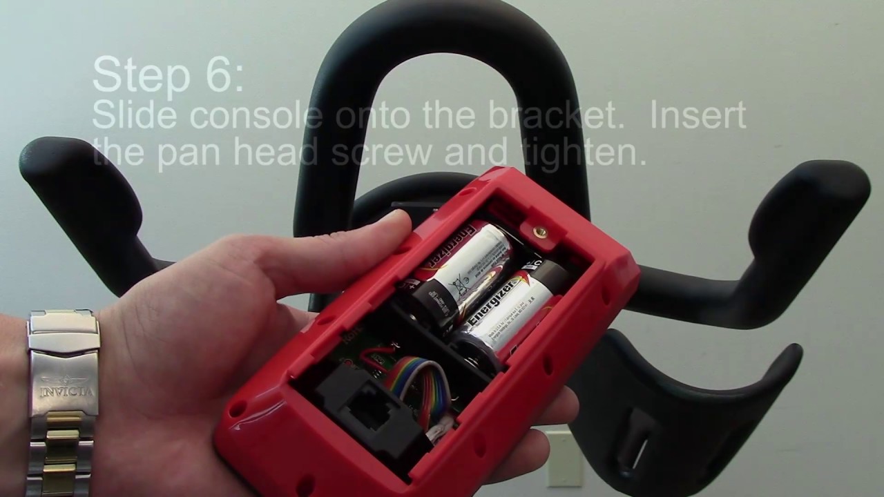646-1198 (Revision B) - Schwinn Echelon2 Console, RPM and Power Sensor Installation