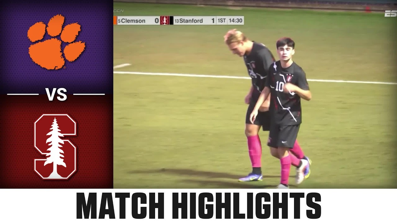 Clemson vs. Stanford Match Highlights | 2026 ACC Men's Soccer
