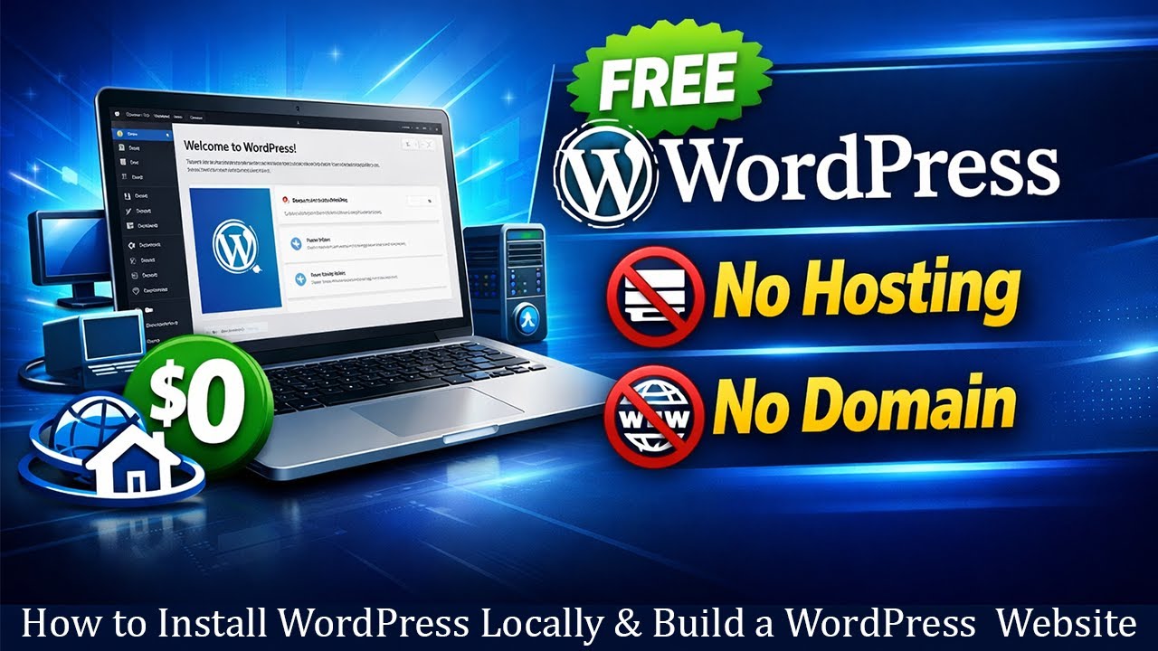 How to Install WordPress Locally 🌐 Build a WordPress Website for FREE 🚀 No Hosting, No Domain Needed