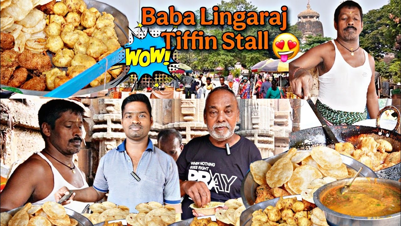 Highest Selling Breakfast in Bhubaneswar | Baba Lingaraj Tiffin Stall | Street Food India
