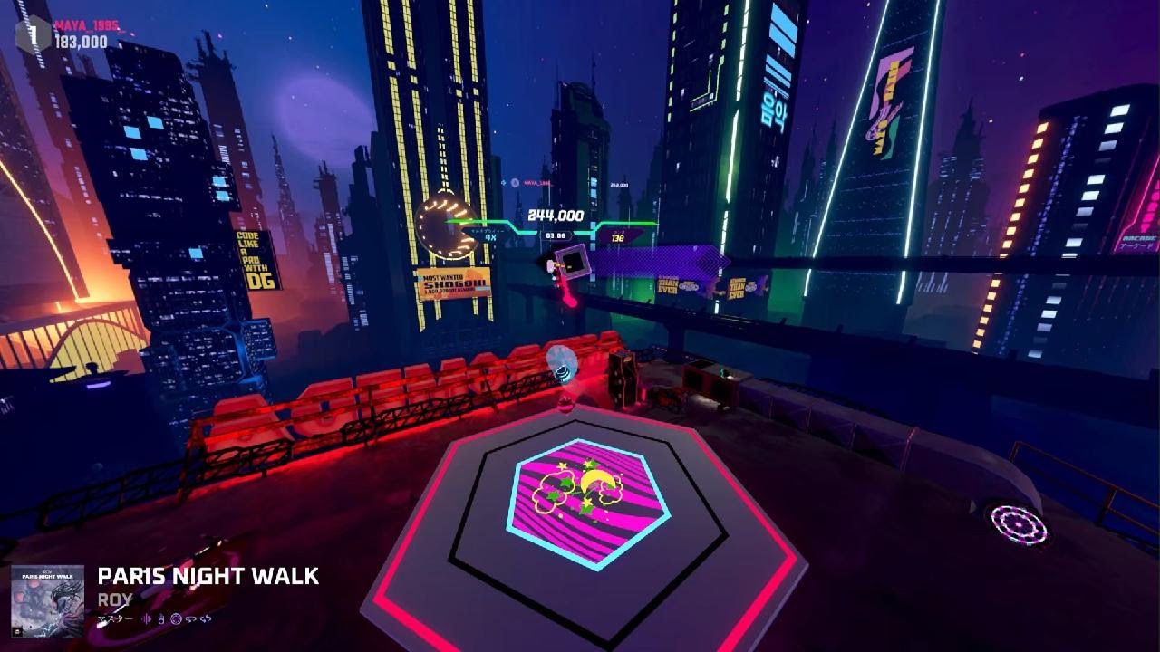 Synth Riders_PARIS NIGHT WALK (Roy) 2-X SPIN WILD 360＋ MASTER