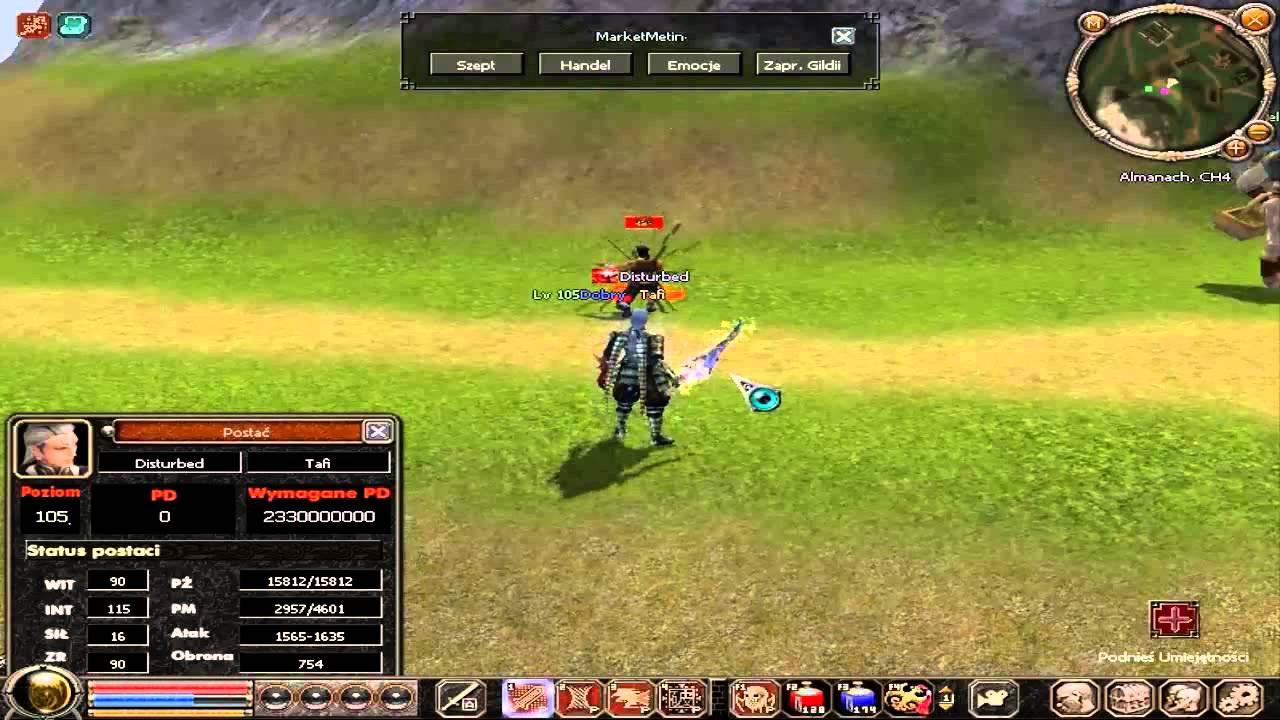 Metin2 Almanach Runiczny miecz+9 vs Miecz Trytona+9