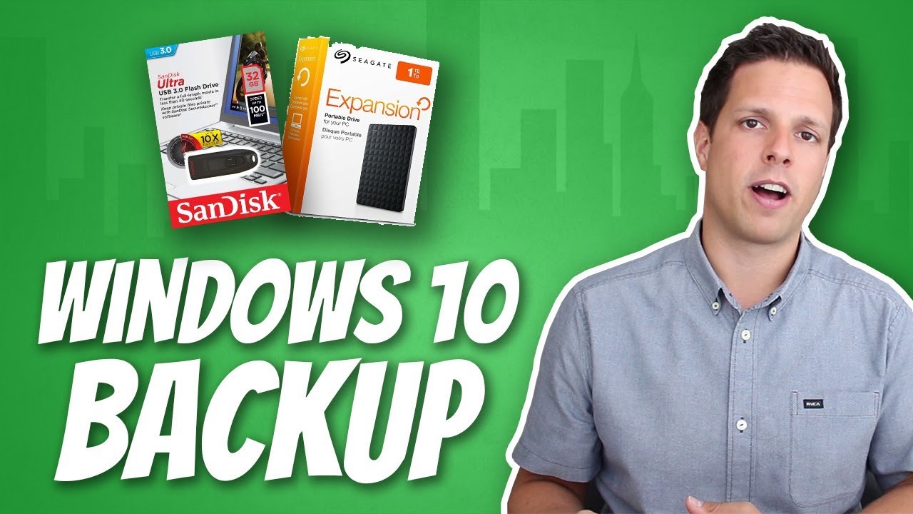 How to backup your stuff in Windows 10