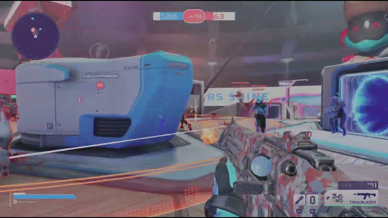 Splitgate 2 - 34 Kills 142 Hügelzeit MVP @ King Of The Hill auf Ozone Nacht