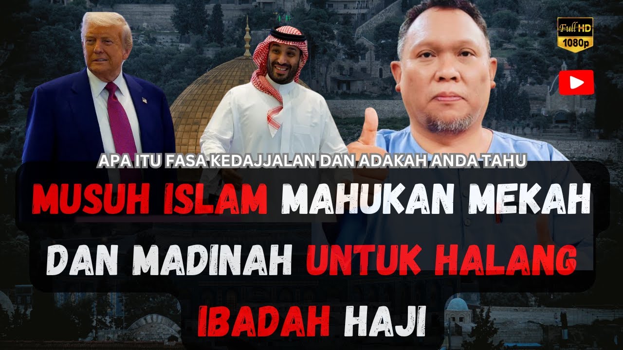 MUSUH ISLAM mahukan MEKAH dan MADINAH untuk halang IBADAH HAJI⁉️USTAZ AUNI
