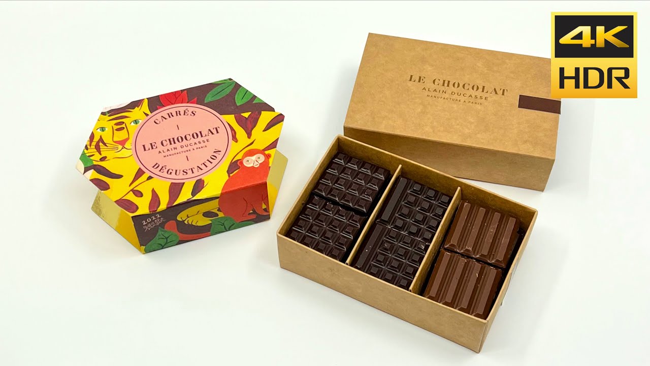 Le Chocolat Alain Ducasse 🍫 Coffret Carr&eacute;s D&eacute;gustation Asie 30 pi&egrave;ces 150g (Short Version)