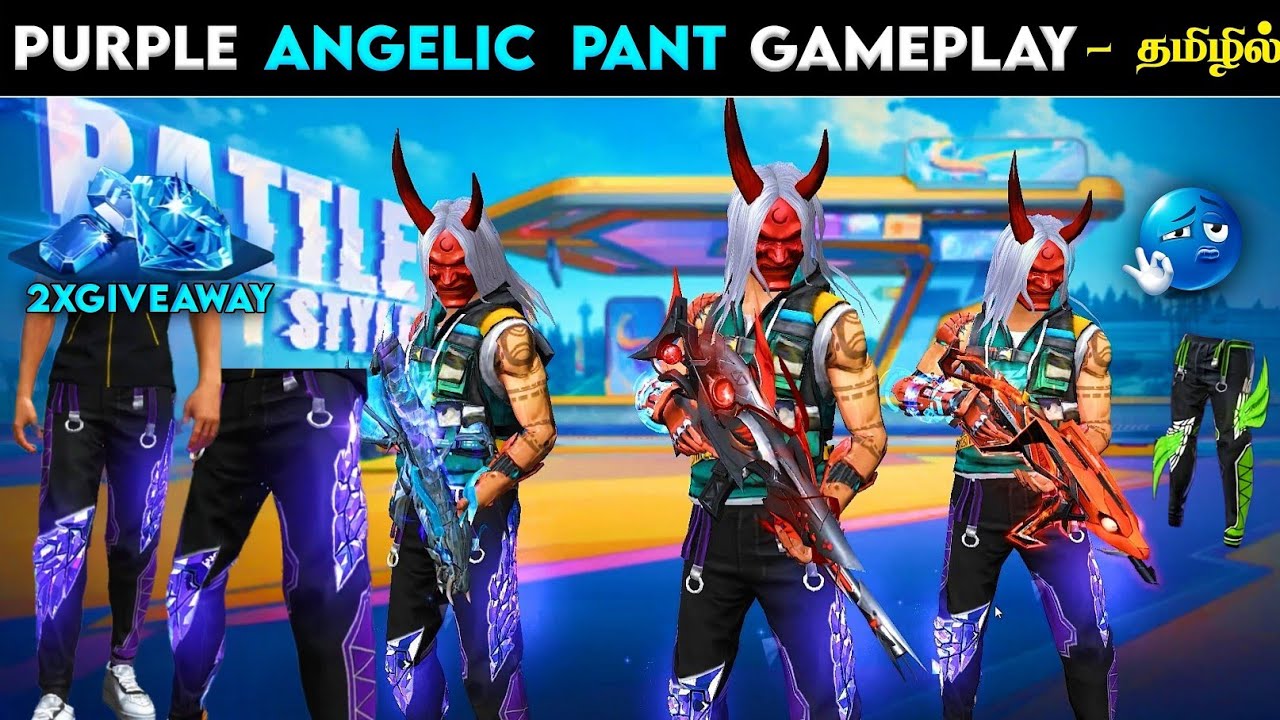 🔥💜 PURPLE ANGELIC PANT GAMEPLAY 💜🔥 NEW ANGELIC PANT 😍 AS LORD + HIT TAMIZHA + JEEVANGAMING | HTG