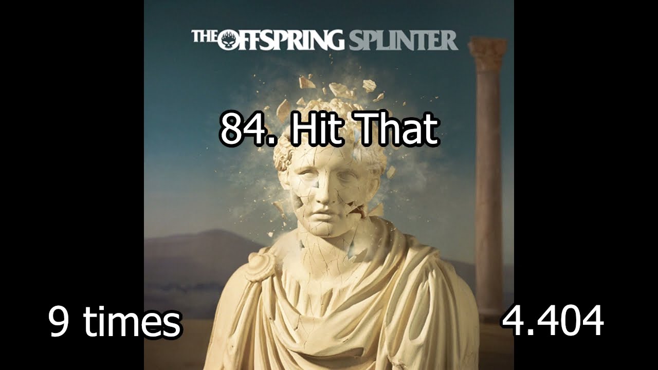 For how long is each The Offspring song title sung?