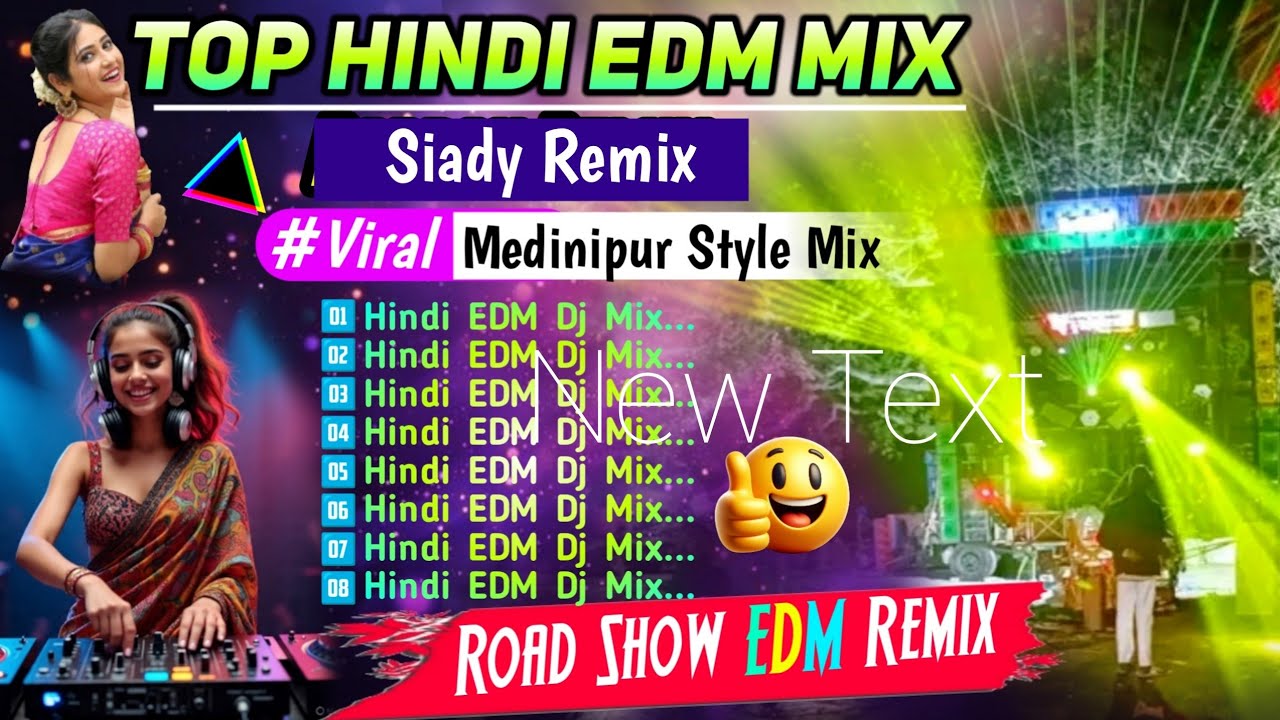New Hindi Party Edm Dance Music 💥Dj Siday Remix Nonstop Song 2026