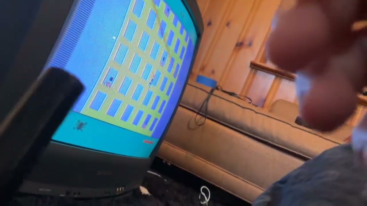 Spider-Man (Atari 2600) #5/on CRT TV